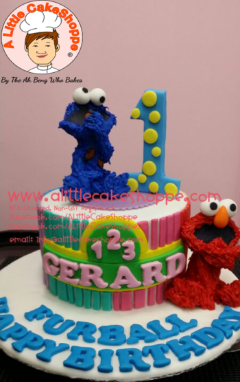 Cake Singapore Delivery Best Customised Cake Shop Singapore custom cake 2D 3D birthday cake cupcakes desserts wedding corporate events anniversary 1st birthday 21st birthday fondant fresh cream buttercream cakes alittlecakeshoppe a little cake shoppe compliments review singapore bakers SG cake shop cakeshop ah beng who bakes sgbakes novelty cakes sgcakes licensed sfa nea cake delivery celebration cakes elmo cookie monster sesame street