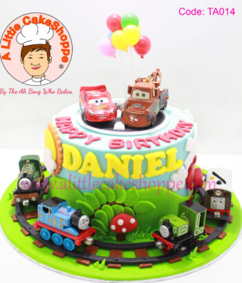 Best Customised Cake Singapore custom cake 2D 3D birthday cake cupcakes desserts wedding corporate events anniversary fondant fresh cream buttercream cakes alittlecakeshoppe a little cake shoppe compliments review singapore bakers SG cakeshop ah beng who bakes thomas and friends train lighting mcqueen